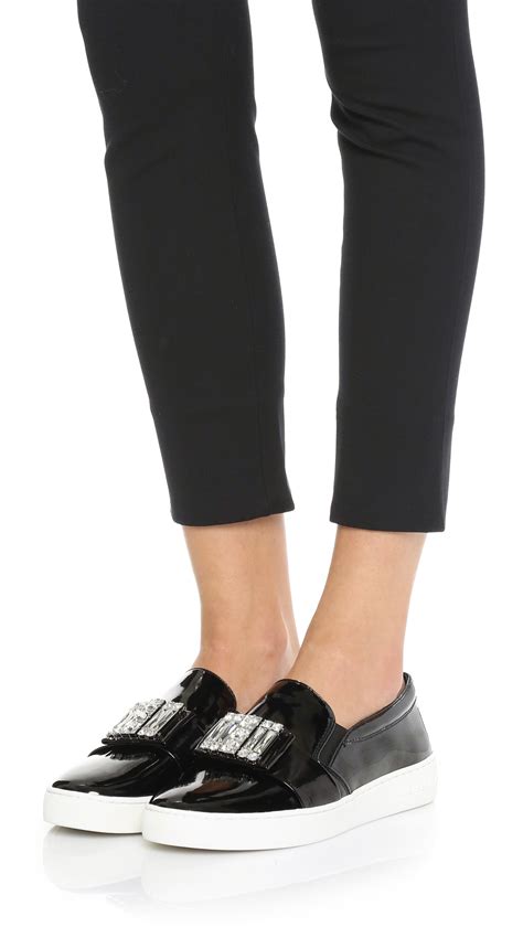 michael kors slip on shoes sale|Michael Kors black slip on.